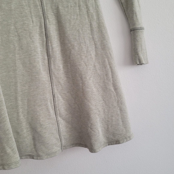 Urban Outfitters BDG XS Green Long Sleeve Skater Dress Fit Flare Casual Mini - Picture 5 of 10